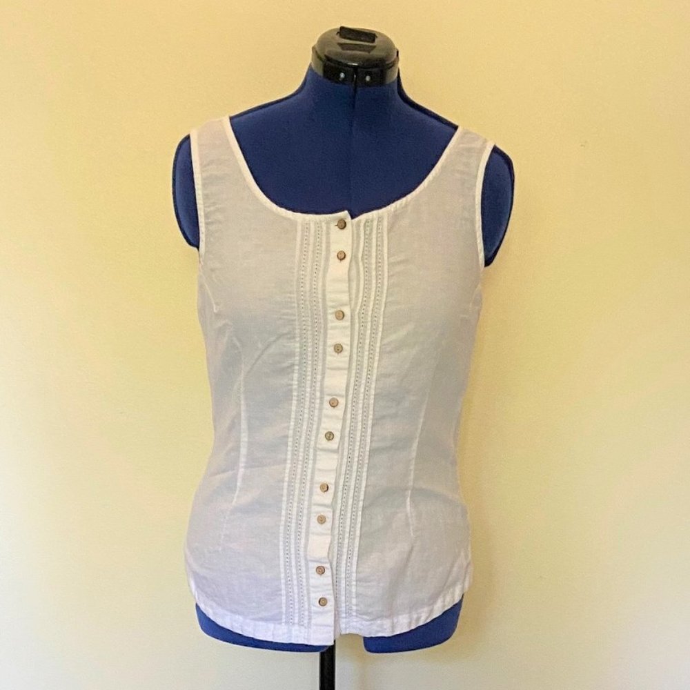 Eddie Bauer button up tank top